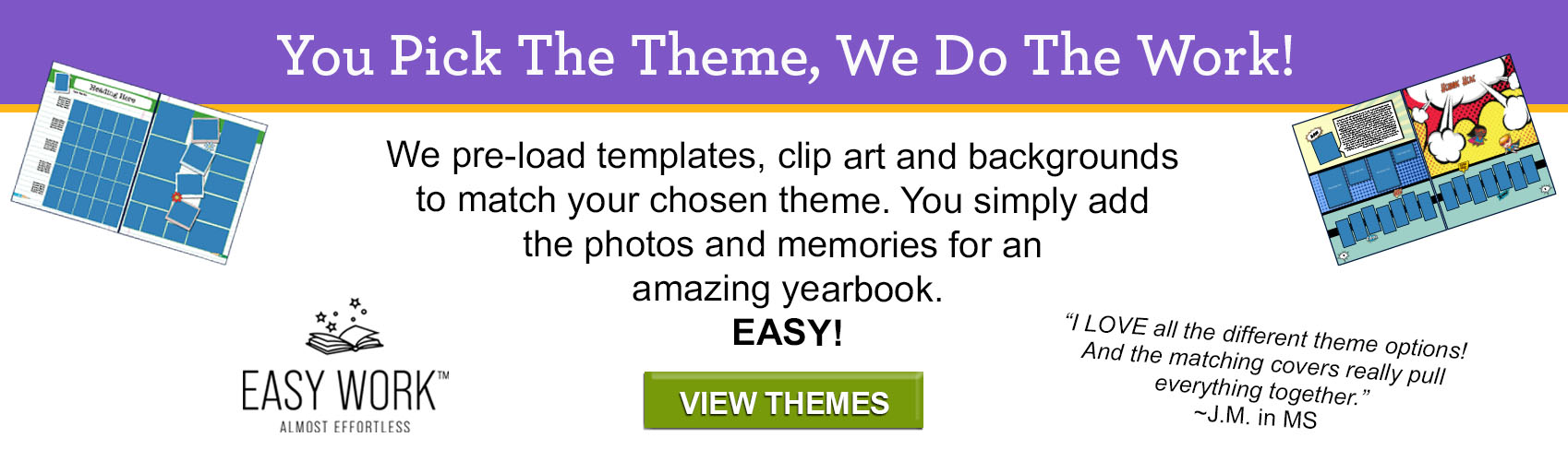 Almost Effortless Yearbooks