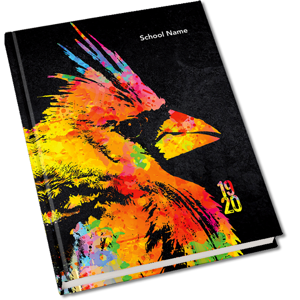 Cardinal Mascot Yearbook Cover