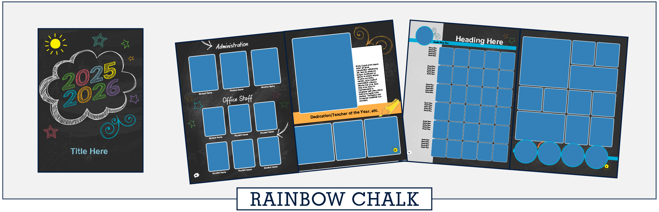 Rainbow Chalk